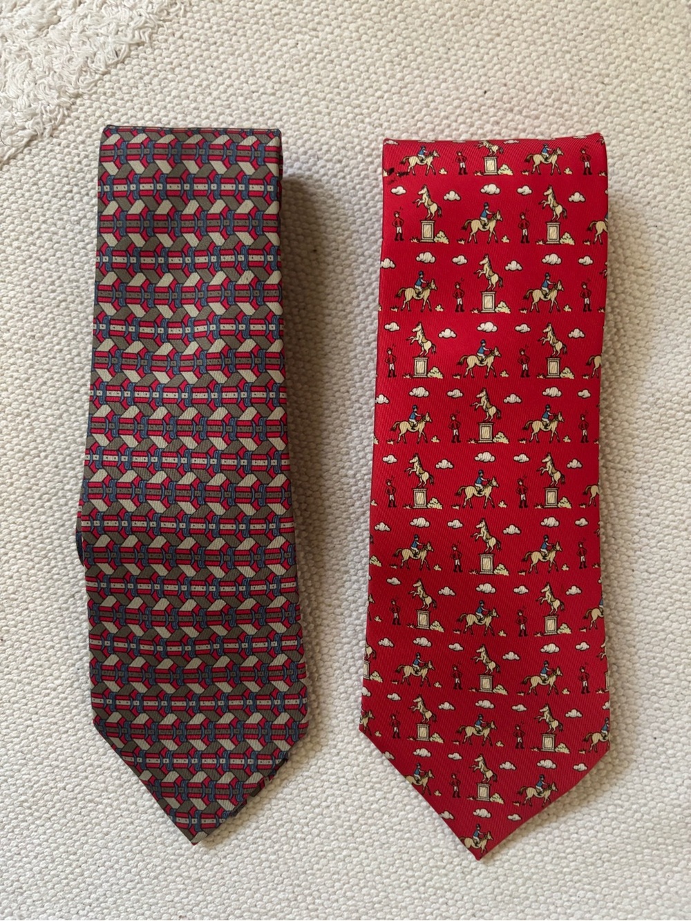 Hermès Silk Tie lot